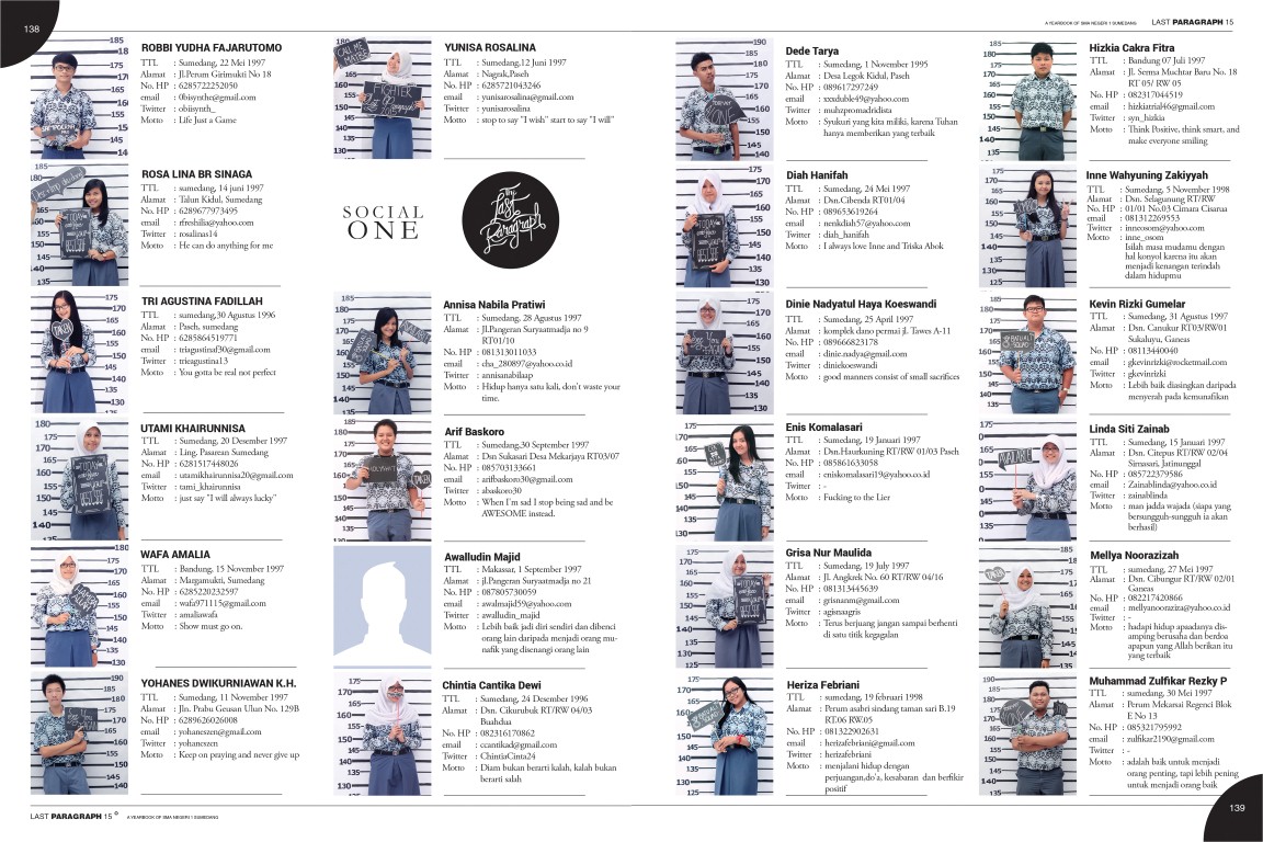 Design & Concept  Buku Tahunan Sekolah - Yearbook